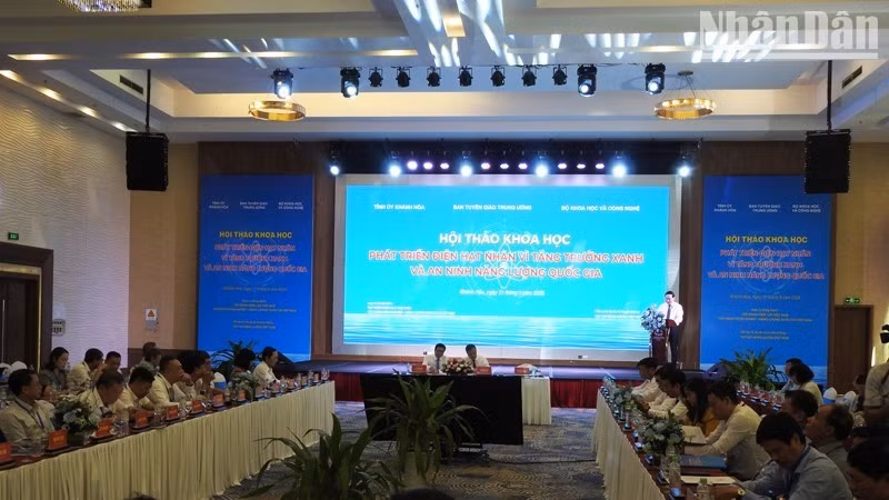 Le séminaire, intitulé « Développer l’énergie nucléaire pour la croissance verte et la sécurité énergétique nationale ». Photo: NDEL