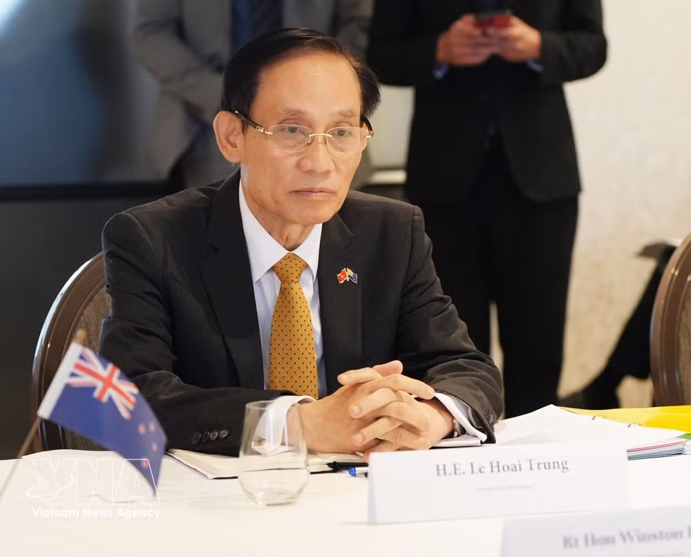 Le ministre vietnamien des Affaires étrangères, Le Hoai Trung. Photo : VNA.