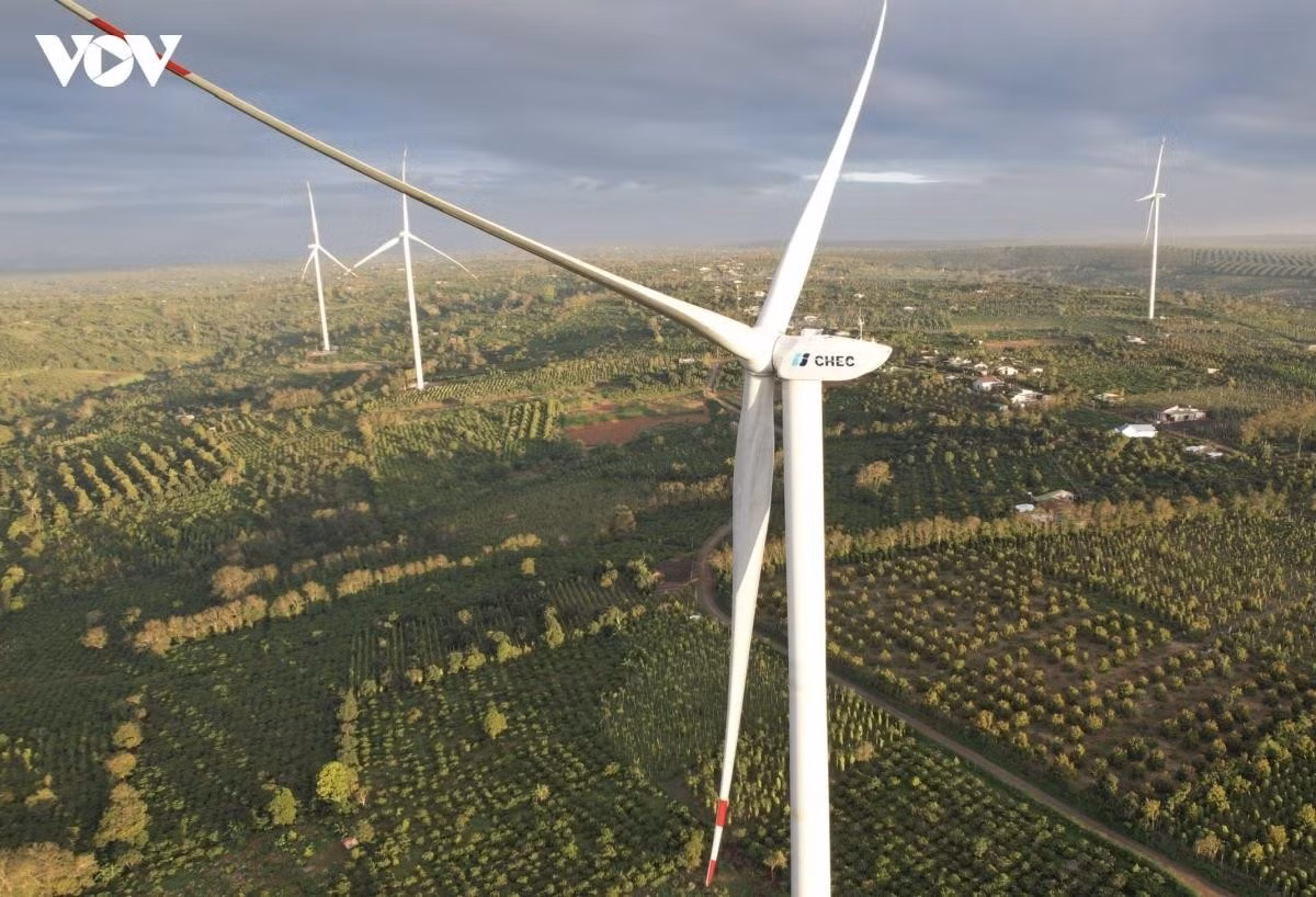 Dak Lak accorde la priorité à l’attraction d’investisseurs dans les énergies renouvelables, notamment l’éolien. Photo : VOV