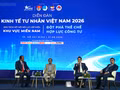 Lors du Forum de l’économie privée du Vietnam (VPSF) 2026 – Table ronde de la région du Sud, le 21 août à Hô Chi Minh-Ville. Photo : baochinhphu.vn