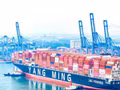 Le 23 octobre, le port international de Tan Cang – Cai Mep a accueilli pour la première fois le porte-conteneurs YM WAYFINDER. Photo : VNA. 
