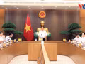 Le vice-Premier ministre vietnamien Ho Quoc Dung s'exprime lors de la réunion. Photo : VOV.