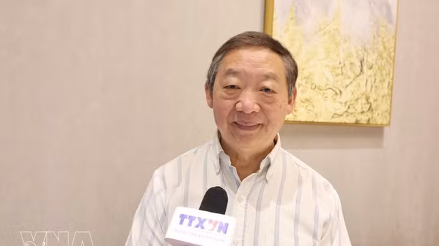 Le professeur Zhu Chenming, directeur honoraire de l’Institut de recherche sur l’Asie du Sud et l’Asie du Sud-Est, relevant de l’Académie des sciences sociales de la province chinoise du Yunnan. Photo : VNA 