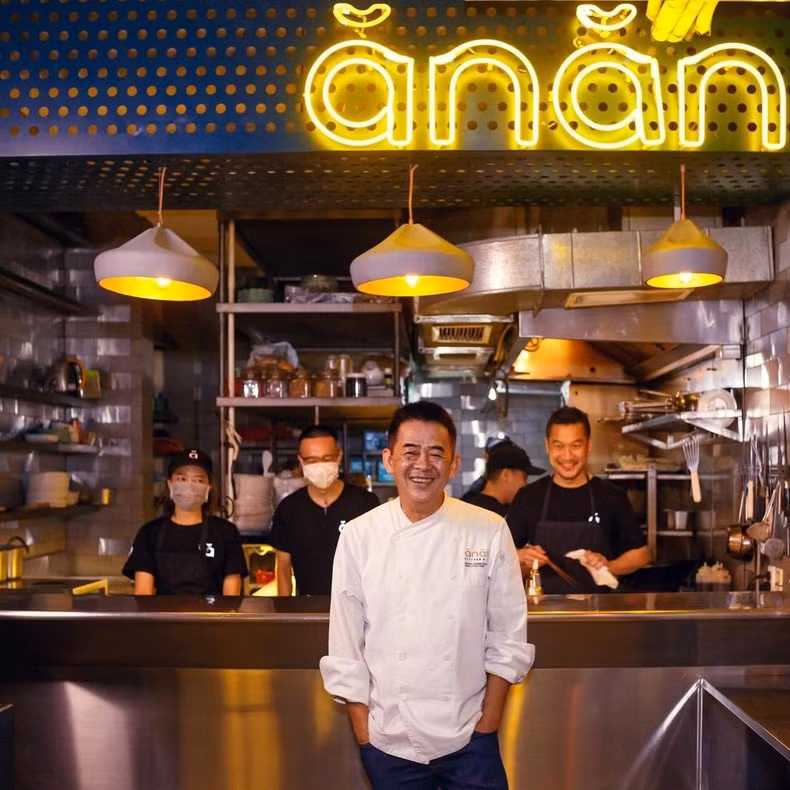 Peter Cuong Franklin, chef du restaurant Anan. Photo: Anan Saigon Peter Cuong Franklin, chef du restaurant Anan. Photo: Anan Saigon