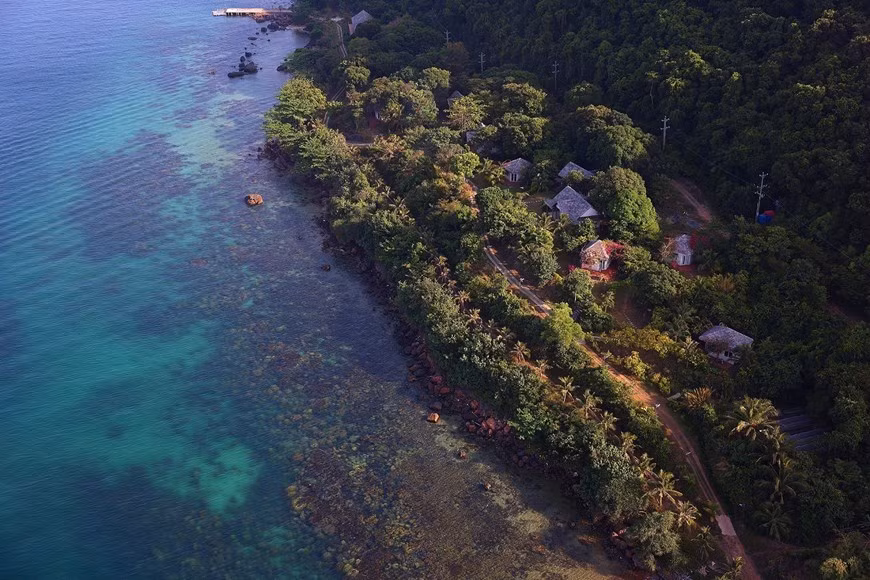Les eaux au Sud de l'île de Phu Quôc. Photo : VNA.