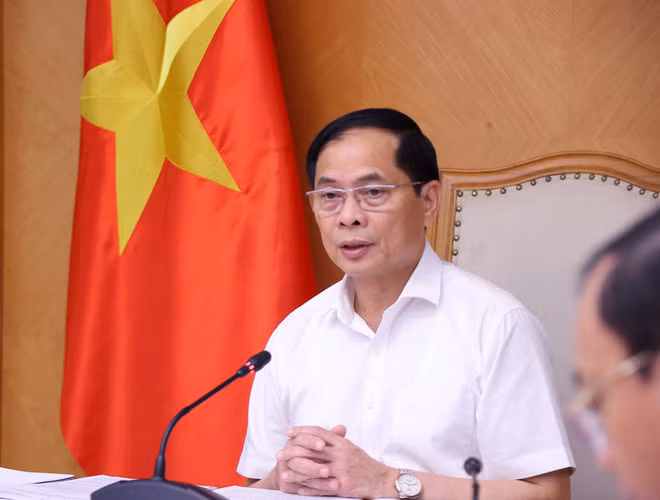 Le vice-Premier ministre et ministre des Affaires étrangères Bui Thanh Son. Photo : VNA.