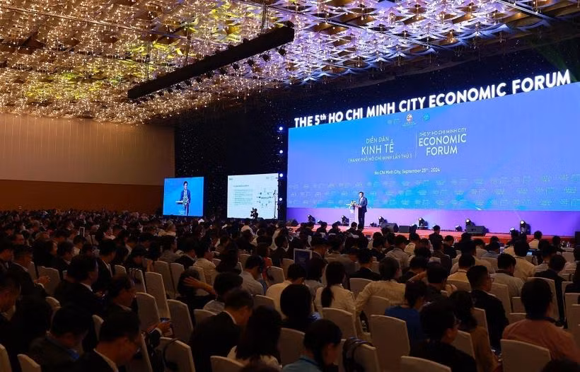 Panorama du Forum économique de Ho Chi Minh-Ville 2024. Photo: VNA. Panorama du Forum économique de Ho Chi Minh-Ville 2024. Photo: VNA.