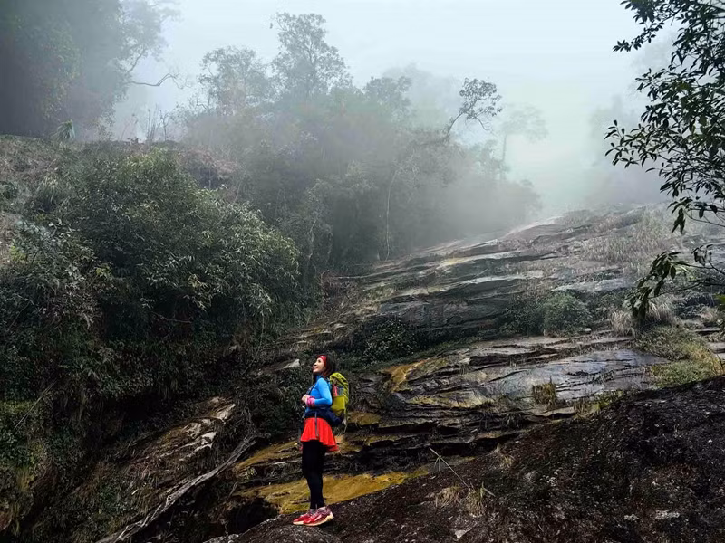 Les sentiers de Nam Kang Ho Tao, comparés à un labyrinthe par Van Ngo, offrent aux aventuriers une expérience unique, où les difficultés de la randonnée sont récompensées par des paysages à couper le souffle.