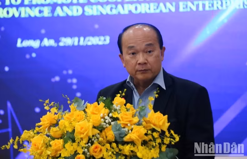 Le consul général de Singapour à Hô Chi Minh-Ville, Roy Kho. Photo: NDEL. Le consul général de Singapour à Hô Chi Minh-Ville, Roy Kho. Photo: NDEL.
