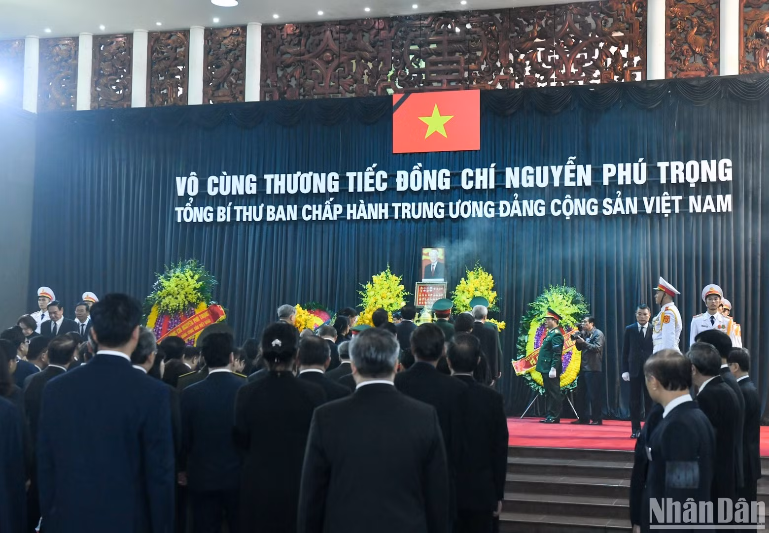 Les obsèques nationales du Secrétaire général du Parti Nguyên Phu Trong. Photo : Journal Nhân Dân.