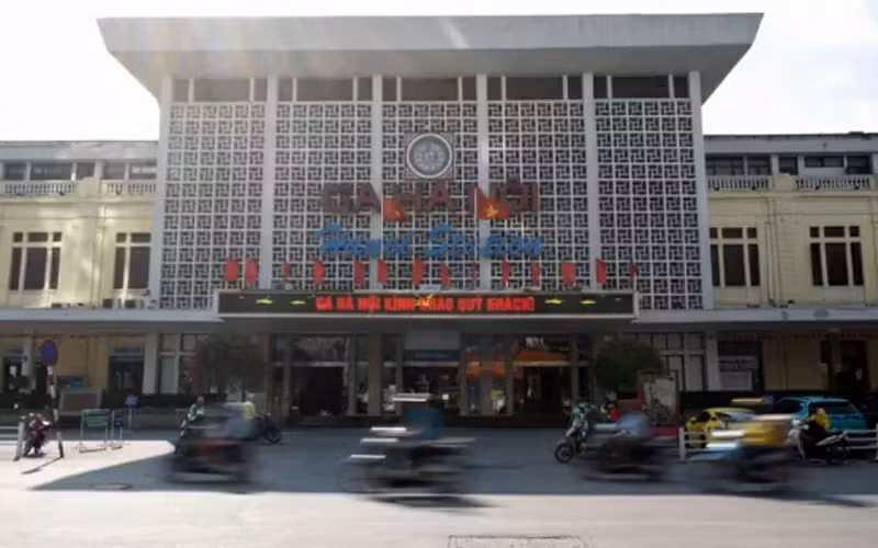La gare de Hanoi. Photo . baoquocte.vn