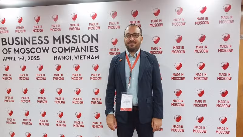 Arkadii Avetisian, responsable de la société Huu co Việt Nam. Arkadii Avetisian, responsable de la société Huu co Việt Nam.