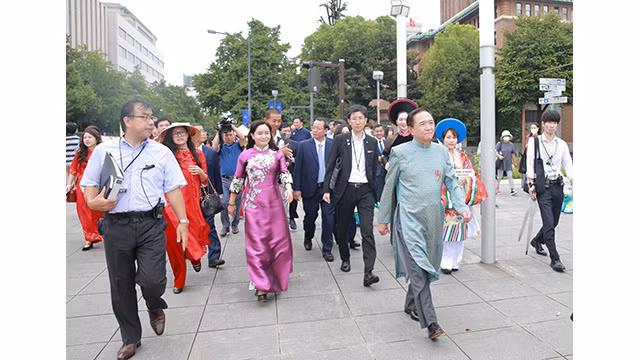 Le Festival de promotion touristique et culturelle du Vietnam à Kanagawa 2023 a été organisé par le Ministère de la Culture, des Sports et du Tourisme du Vietnam en collaboration avec la préfecture japonaise de Kanagawa. Photo : bvhttdl.gov.vn
