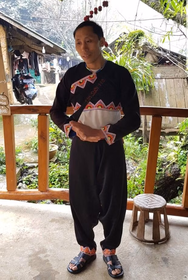Vàng A Chinh, chef du hameau. Photo : VOV.