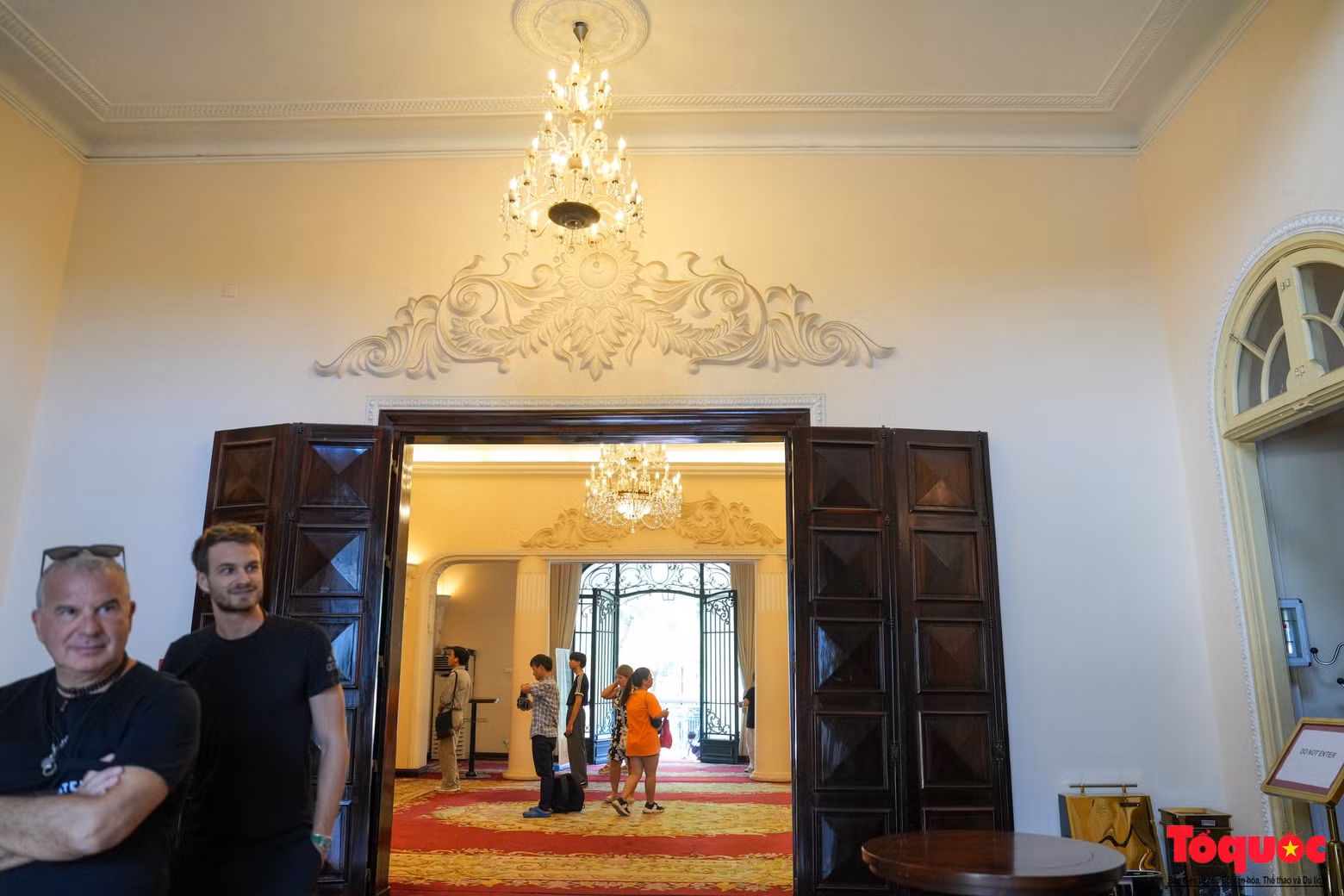 Les espaces à l'intérieur du Palais sont présentés pour la première fois aux visiteurs. Les espaces à l'intérieur du Palais sont présentés pour la première fois aux visiteurs.