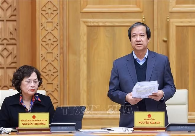 Le ministre de l'Education et de la Formation, Nguyen Kim Son. Photo : VNA