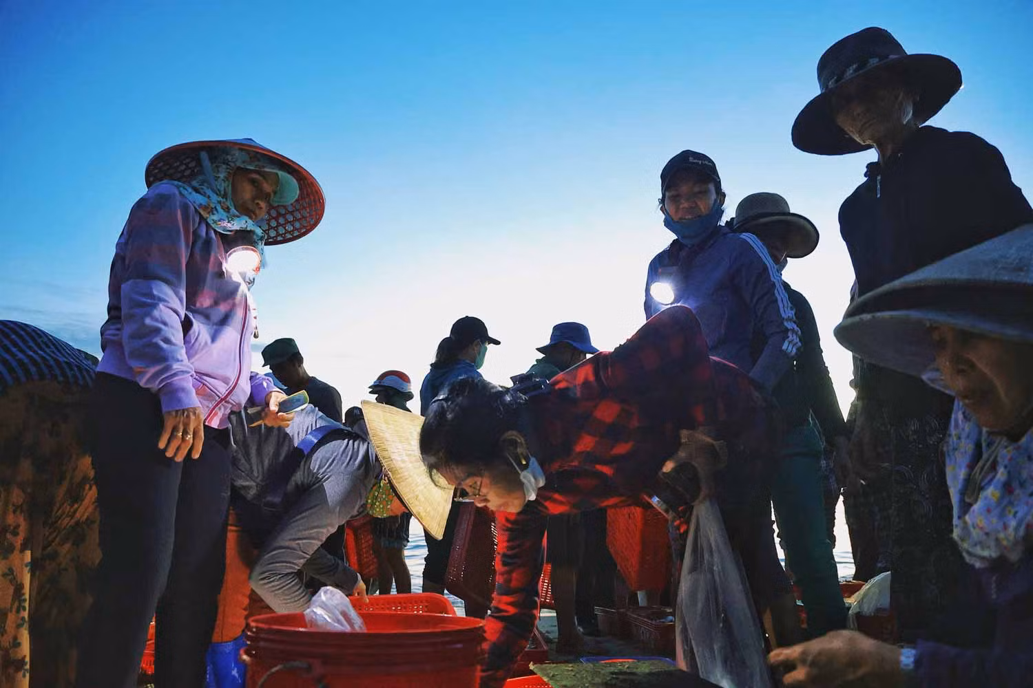 Le marché aux poissons de Tam Tien à Quang Nam ảnh 3