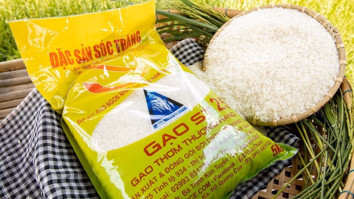 Les marques de riz vietnamiennes populaires au Royaume-Uni sont le riz parfumé, le riz brisé, le riz gluant et ST25. Photo : thanhnien.vn