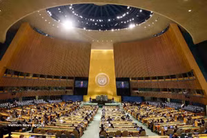 Le secrétaire général et président To Lam prend la parole lors du débat général de haut niveau de la 81e session de l'Assemblée générale des Nations Unies. Photo : VNA.