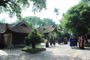 La pagode Vinh Nghiem fait partie du complexe de sites historiques et de paysages de Yen Tu - Vinh Nghiem - Con Son - Kiep Bac, inscrit au patrimoine mondial de l’UNESCO. Photo : VNA.