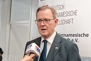 Le vice-président du Bundestag allemand, Bodo Ramelow. Photo : VNA.