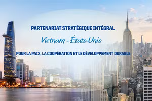 [Infographie] Partenariat stratégique intégral Vietnam–États-Unis : pour la paix, la coopération et le développement durable