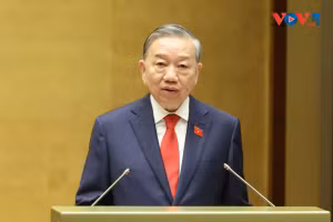 Le secrétaire général du Parti communiste vietnamien et président de la République Tô Lâm. Photo : VOV.