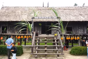 Maison Moong des Pa Co, hameau d'A Nam, commune d'A Luoi 1, ville de Hue.