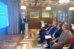 Panorama de la séance de travail. Photo: VNA