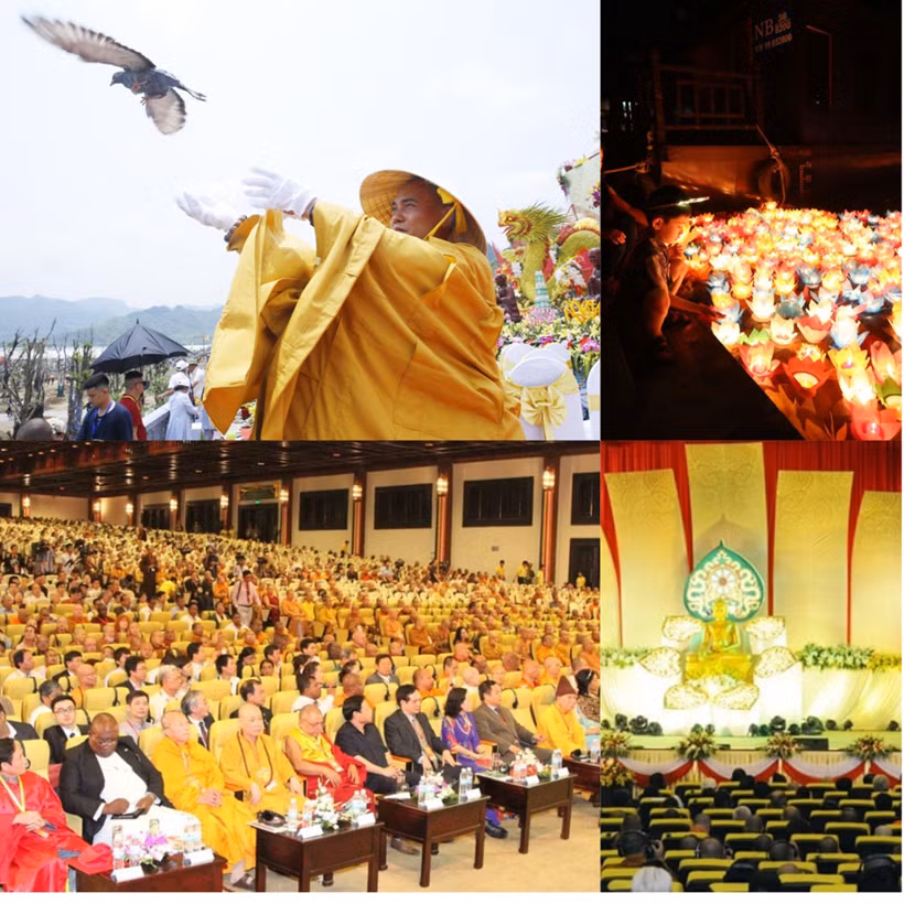 L'organisation de la Journée du Vesak de l'ONU est considérée comme une activité très positive de l'EBV dans sa politique de diplomatie populaire. Photos : VNA.