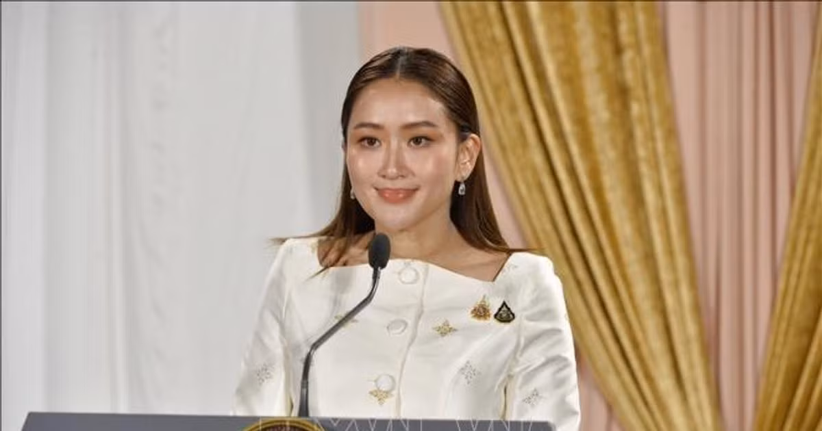 La Première ministre thaïlandaise Paetongtarn Shinawatra. Photo : daibieunhandan.