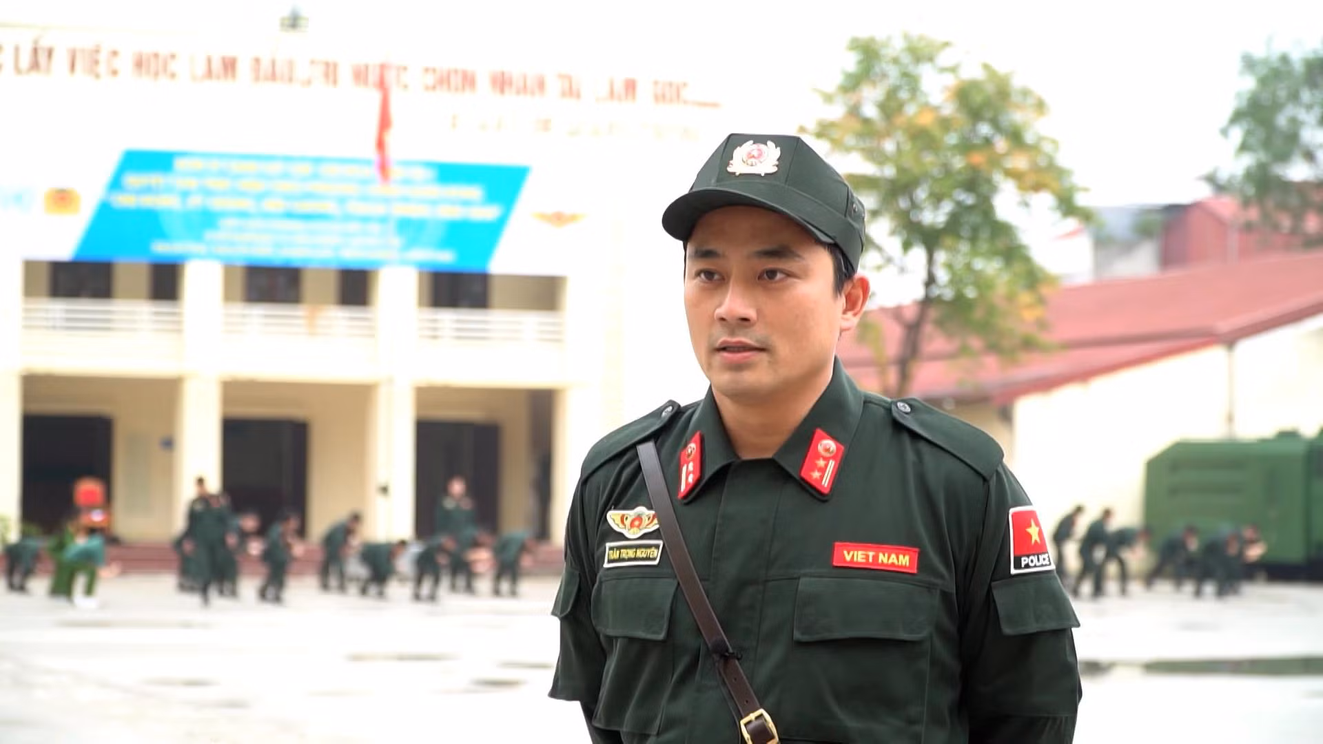 Le lieutenant-colonel Tran Trong Nguyen, commandant adjoint de l'Unité de maintien de la paix n°1 de la police vietnamienne. Photo : VNFPU1.