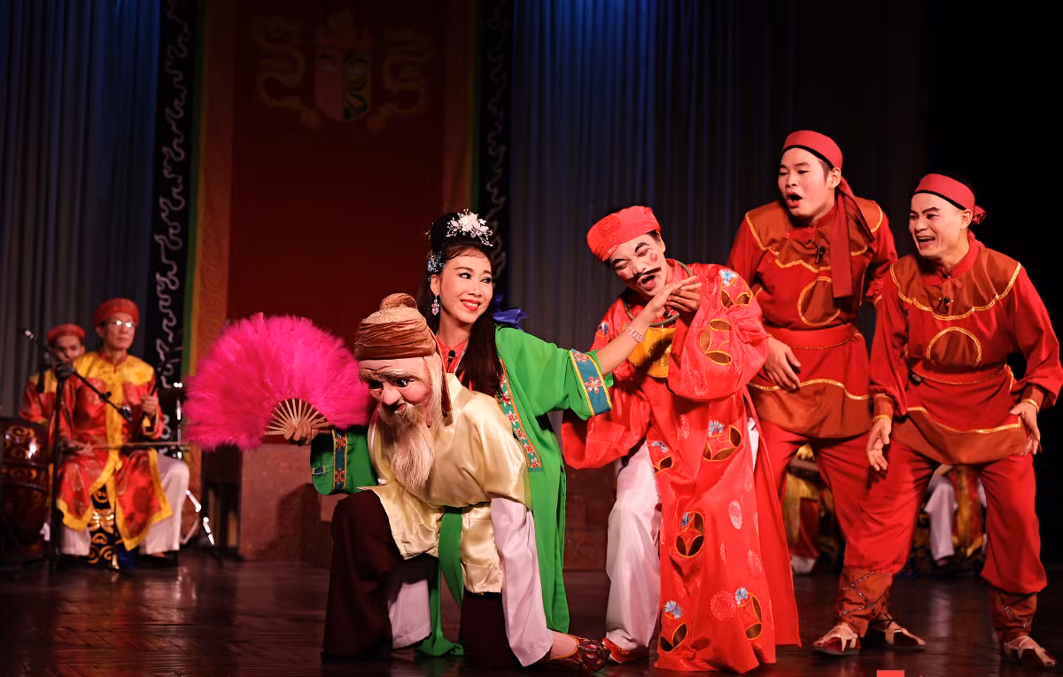 Le tuồng (théâtre classique) est un art scénique original qui a été reconnu patrimoine culturel immatériel national. Photo : Toquoc.