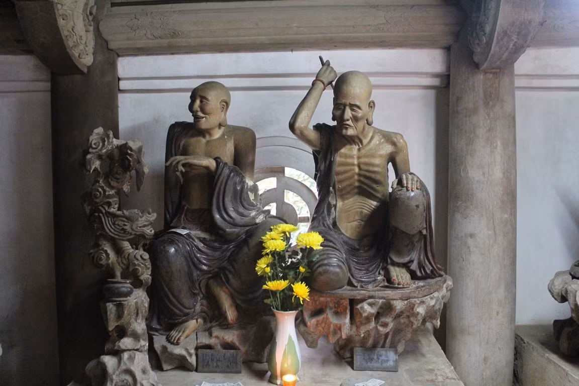 La fusion de la philosophie bouddhiste et de la sculpture de la pagode crée un trésor culturel inestimable pour la postérité. Photo : daidoanket. La fusion de la philosophie bouddhiste et de la sculpture de la pagode crée un trésor culturel inestimable pour la postérité. Photo : daidoanket.