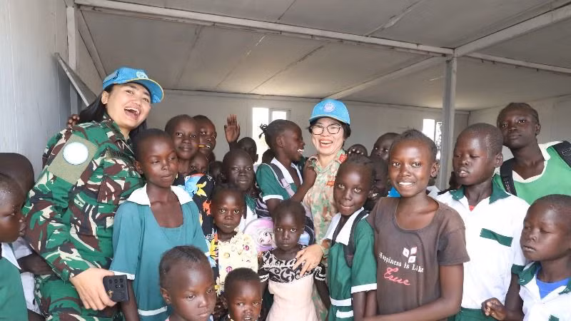 Le génie militaire n° 3 du Vietnam, Mission de l'UNISFA : l'innovation au service de l'éducation et de la communauté à Abyei