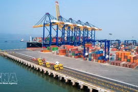 Port à conteneurs international Hateco Hai Phong. Photo : VNA.
