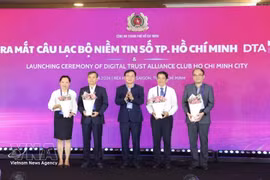 Lancement du Club de confiance numérique de Hô Chi Minh-Ville. Photo : VNA.