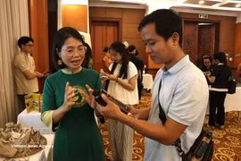 Le Centre d'innovation et d'entrepreneuriat Thua Thiên Huê organise un programme visant à présenter et à mettre en relation des projets de start-up à Huê. Photo : VNA.