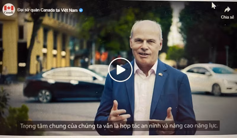 Le nouvel ambassadeur du Canada au Vietnam, Jim Nickel. Photo : baoquocte.vn