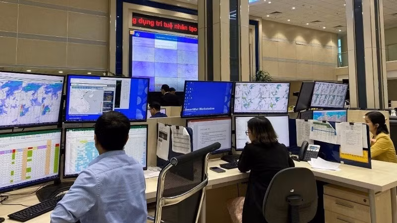 Le système Smartmet assure la prévision et l'alerte précoce des catastrophes naturelles au Centre national de prévisions météorologiques et hydrologiques. Photo : NDEL