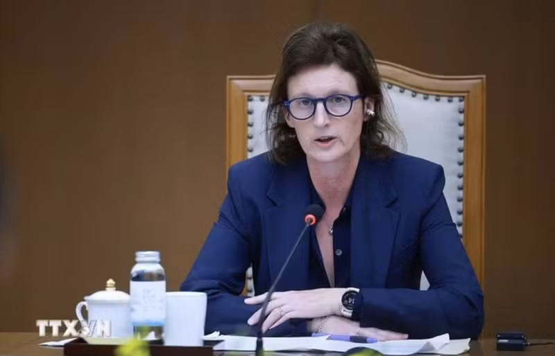 Fiona Bassett, directrice générale de FTSE Russell. Photo: VNA