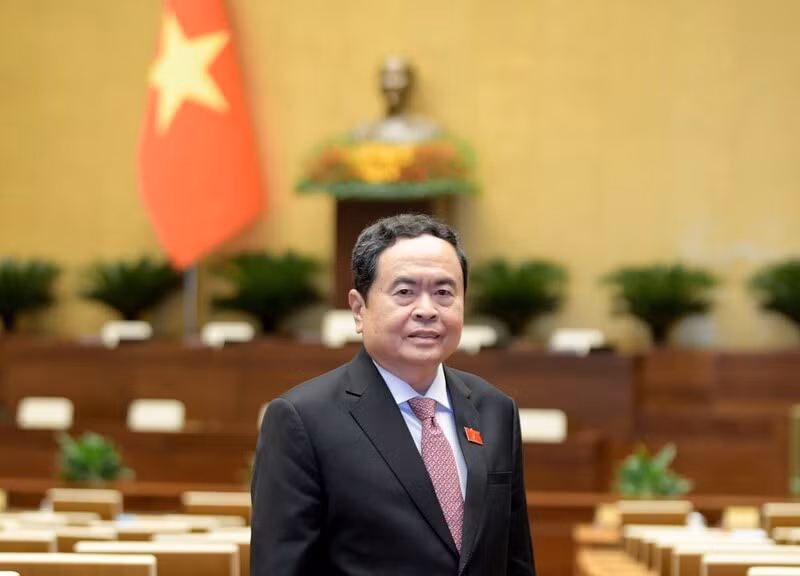 Le président de l’Assemblée nationale vietnamienne Trân Thanh Man. Photo : NDEL.