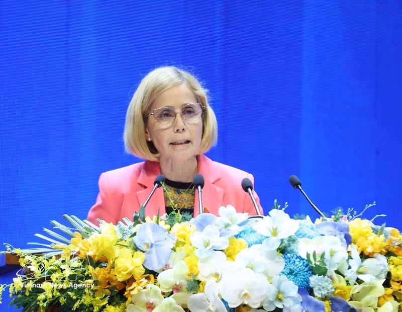 L’ambassadrice du Pérou au Vietnam, Patricia Ráez Portocarrero. Photo : VNA,