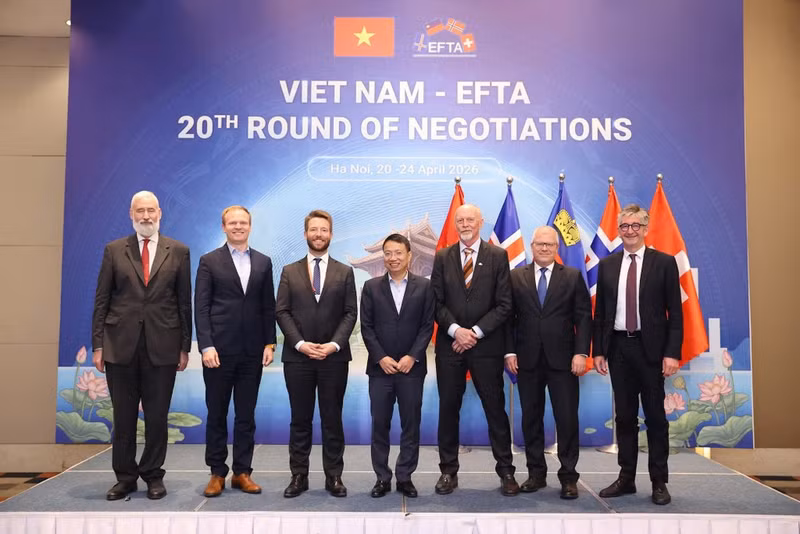 Des délégués participent aux négociations de l'accord de libre-échange entre le Vietnam et l'Association européenne de libre-échange (AELE), dont le Liechtenstein fait partie. (Photo : Secrétariat de l'AELE)