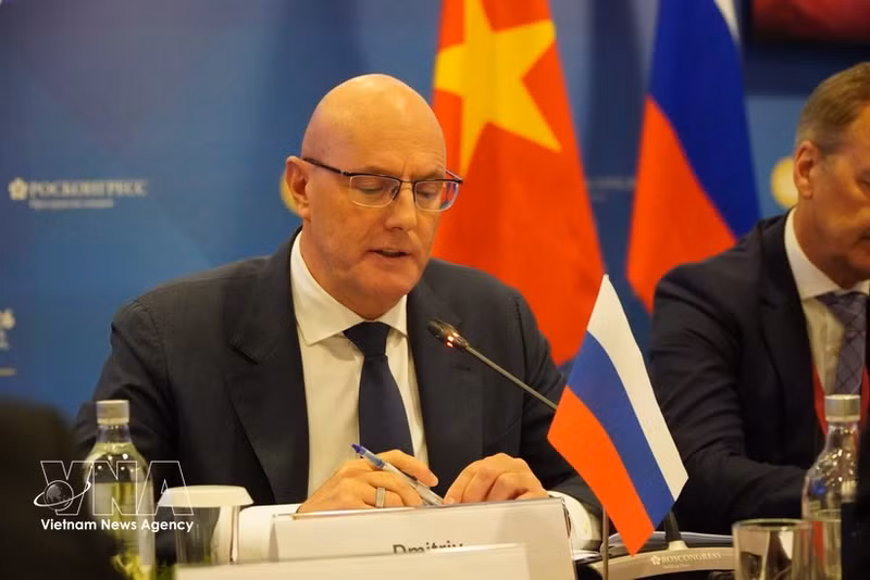 Le vice-Premier ministre russe Dmitry Chernyshenko, chef de la section russe du Comité intergouvernemental russo-vietnamien de coopération. Photo : VNA.