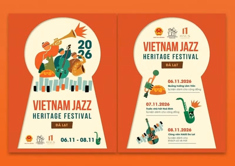 Le premier Festival du patrimoine du jazz du Vietnam aura lieu à Dà Lat du 6 au 8 novembre 2026. Photo : VNA