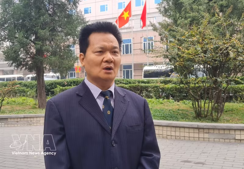 Wang Hanling, chercheur associé à l’Institut de droit international de l’Académie chinoise des sciences sociales. Photo : VNA.