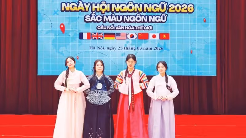 Un échange culturel vietnamo-sud coréen a lieu à Hanoï. Photo : NDEL.