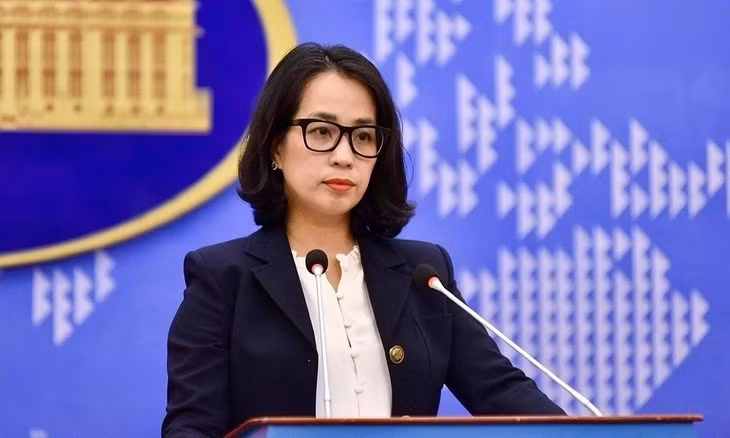 La porte-parole du ministère des Affaires étrangères Pham Thu Hang. Photo: Ministère des Affaires étrangères