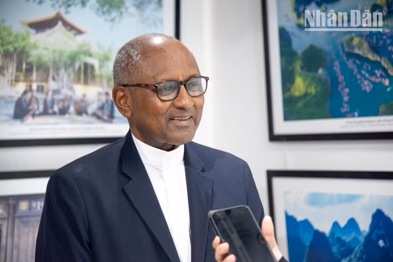 Firmin Edouard Matoko, ancien sous-directeur général de l’UNESCO chargé des relations extérieures et du développement. Photo : NDEL.